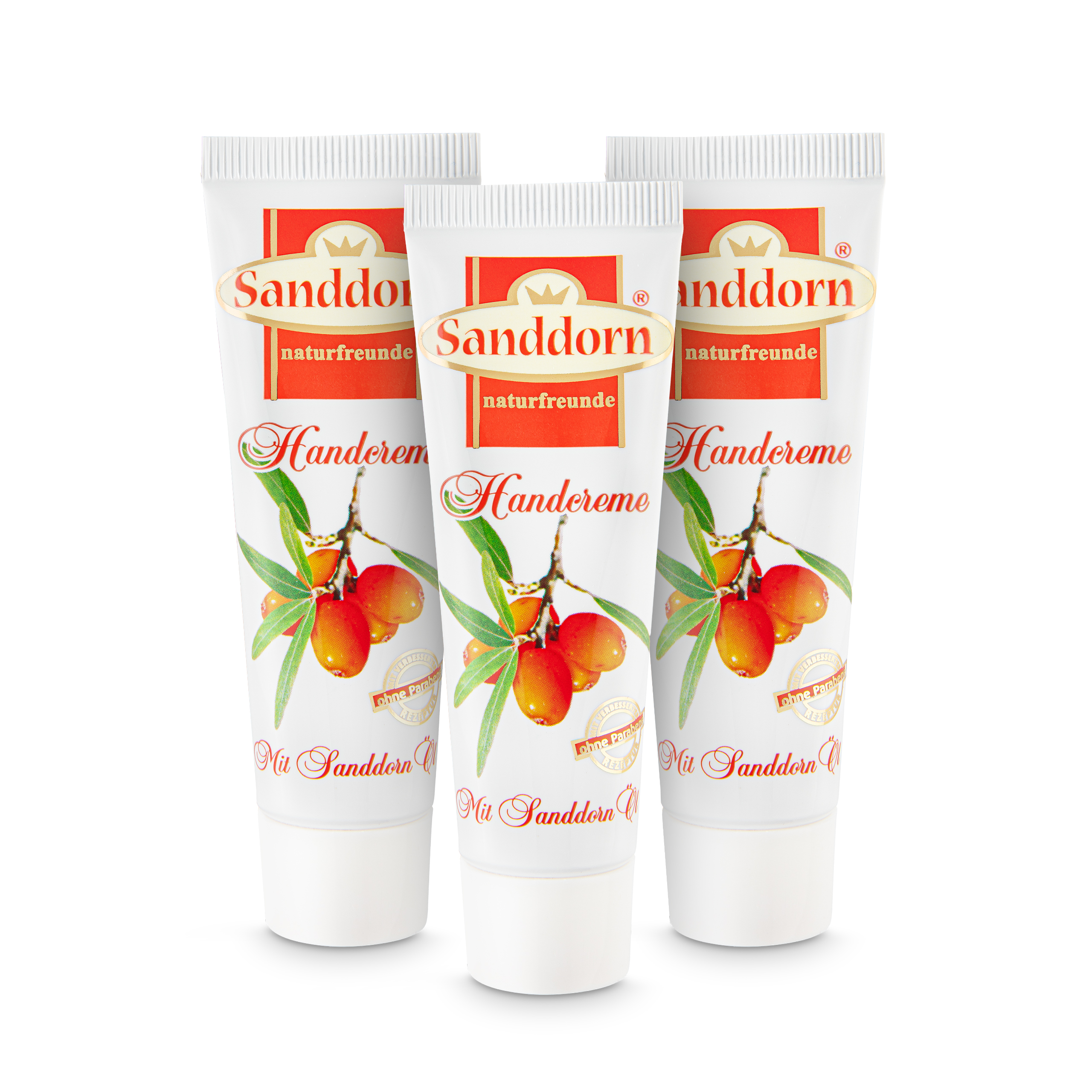 Sanddorn Intensiv Handcreme 30ml (3er Set) Sanddorn Intensiv Handcreme 30ml (3er Set)