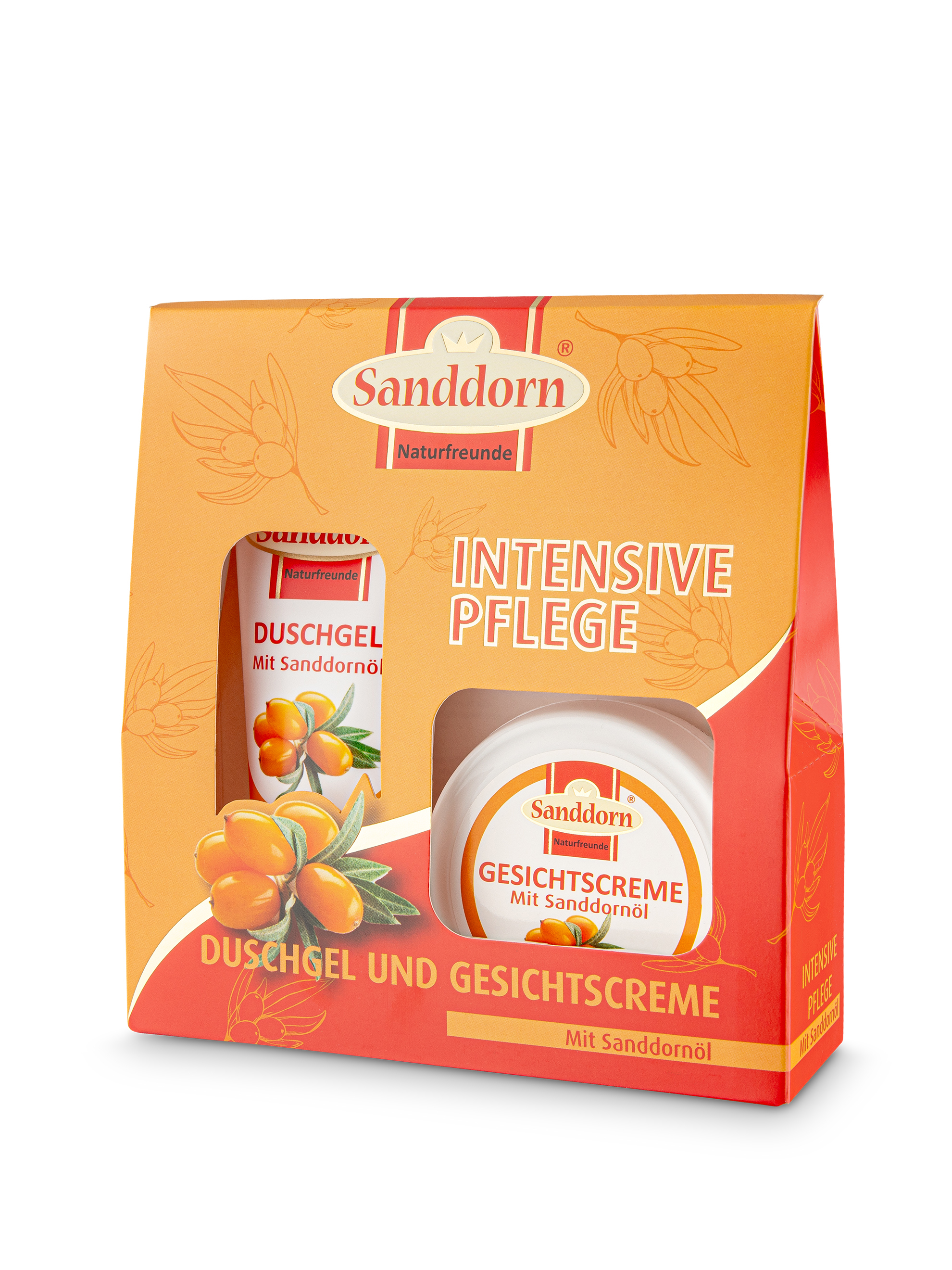 491529_Sanddorn_Duschgel_Gesichtscreme_Internet Sanddorn Geschenkbox (Duschgel, Gesichtscreme)
