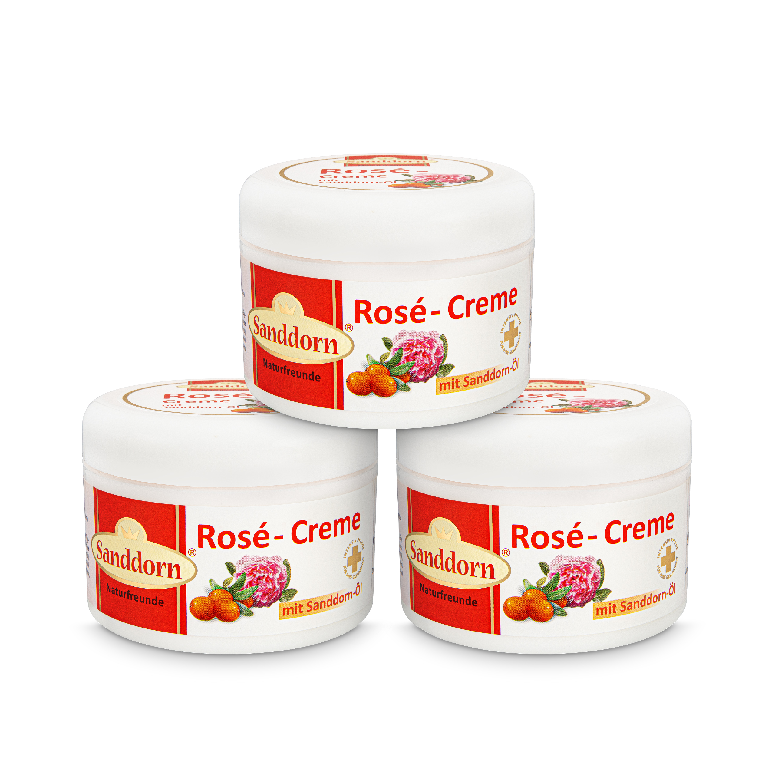 ROSÈ Creme mit Sanddorn-Öl - 250 ml (3er Set) Rosé Creme mit Sanddorn-Öl 250 ml (3er Set)
