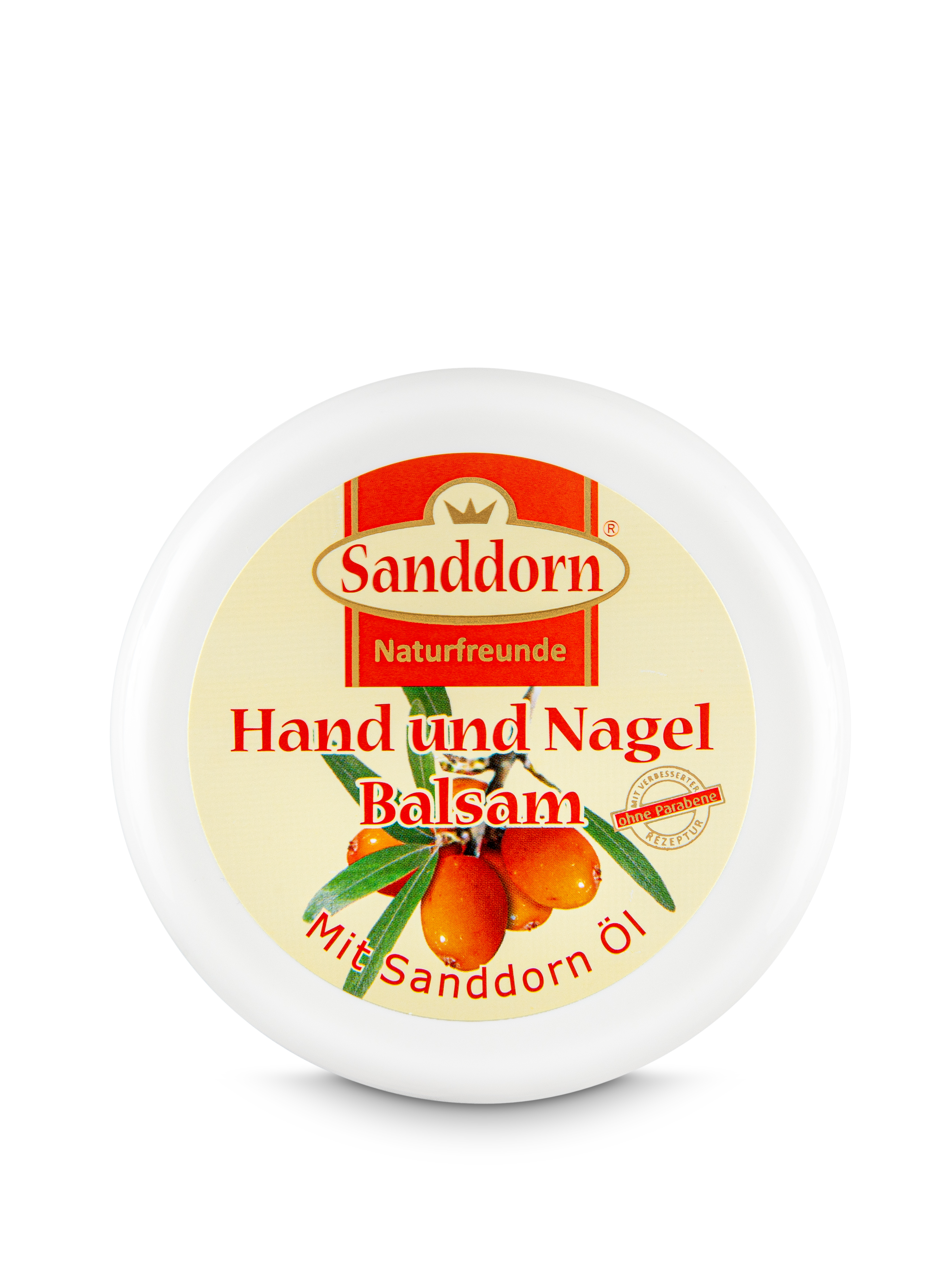 490058_Sanddorn_Hand_Nagel_Balsam_Druck Naturfreunde Hand und Nagelbalsam mit Sanddorn-Öl - 200 ml