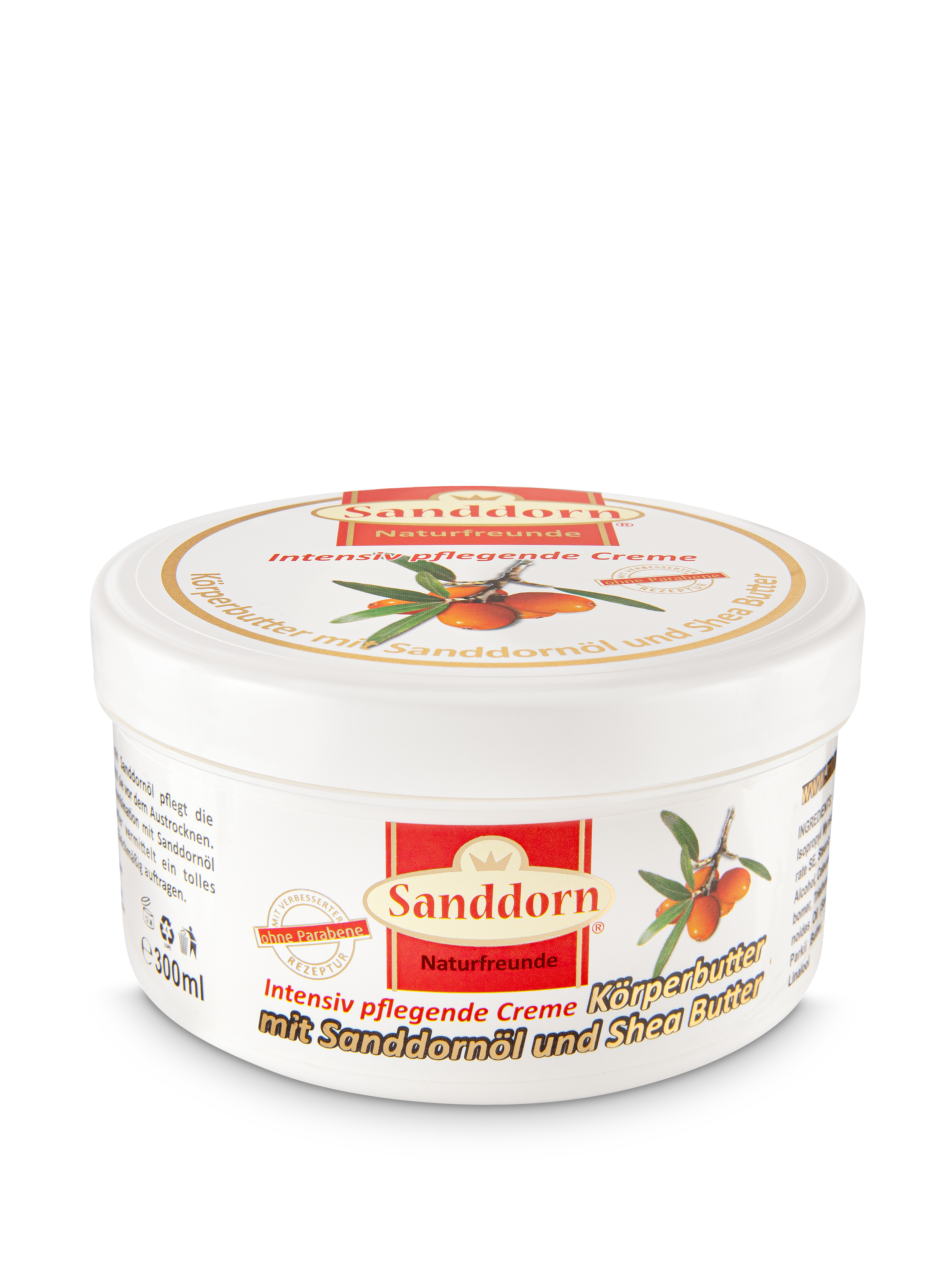 491079_Sanddorn_intensiv_Koerperbutter_Druck Sanddorn Naturfreunde Körperbutter mit Sanddorn-Öl und Shea Butter 300 ml