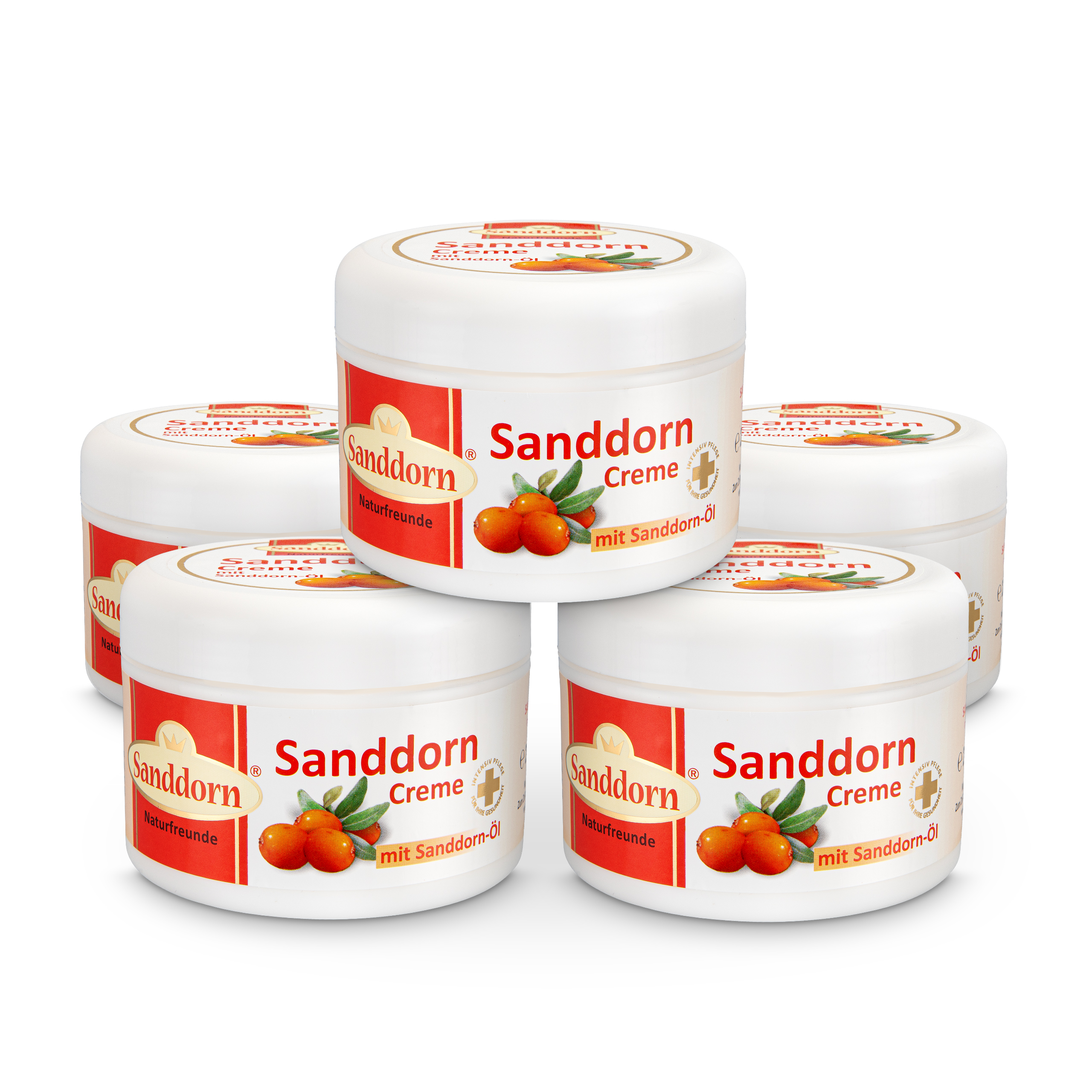 Sanddorn-Creme mit Sanddorn-Öl (5er Set) Sanddorn-Creme mit Sanddorn-Öl (5er Set)