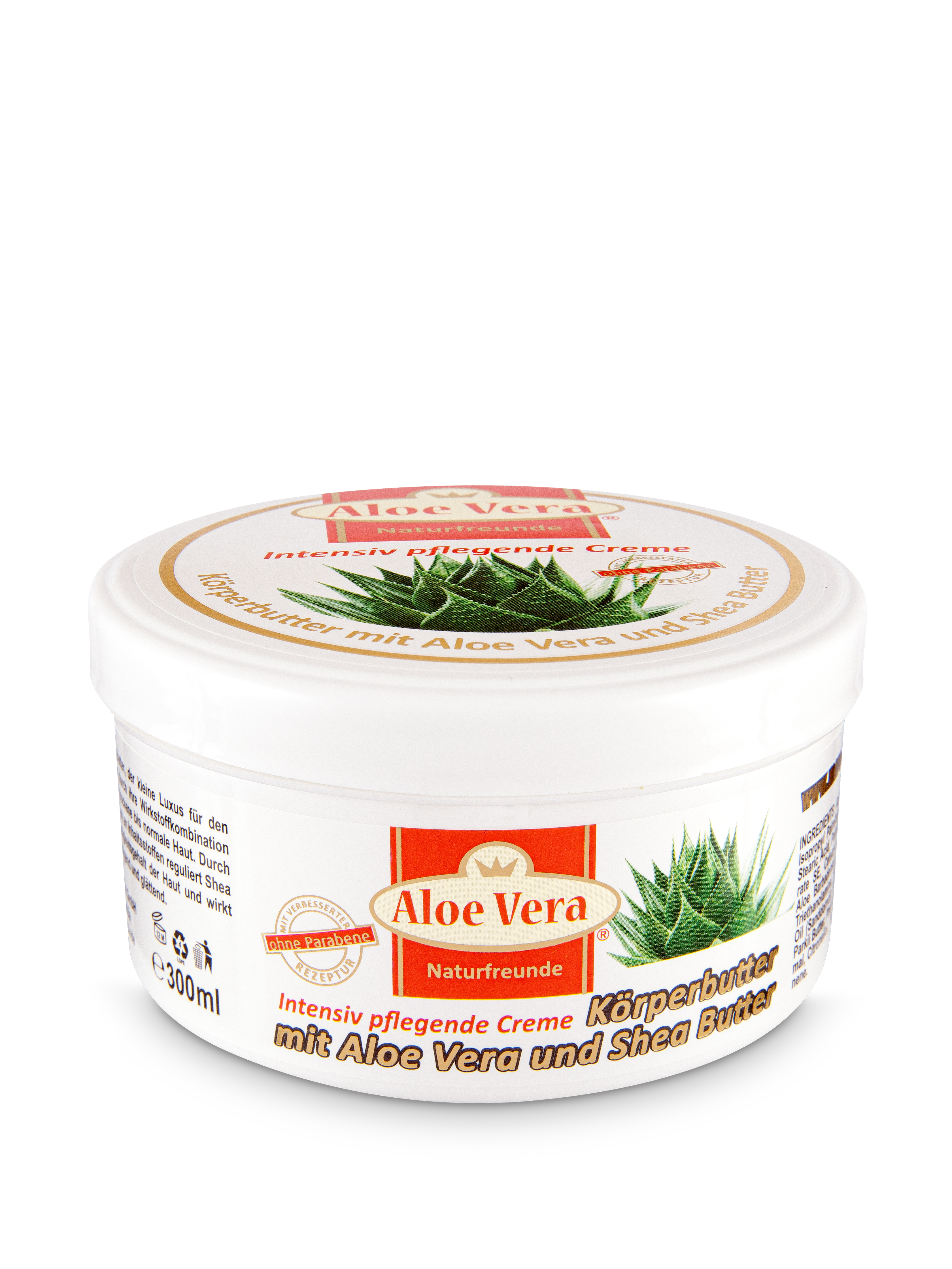 491093_Aloe_Vera_intensiv_Koerperbutter_Druck Naturfreunde KÖRPERBUTTER mit ALOE VERA und SHEA BUTTER - 300 ml